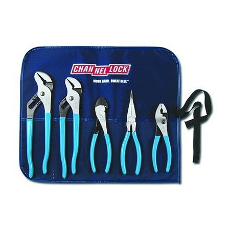Channellock PLIER SET 5PC CLTOOLROLL-3